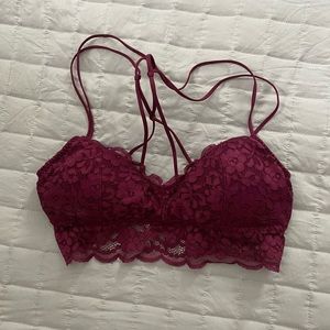 Hollister purple lace bralette